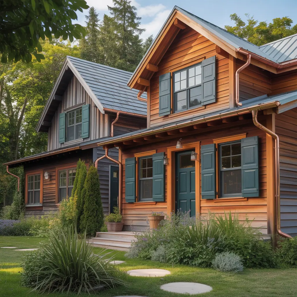 color ideas for wood houses