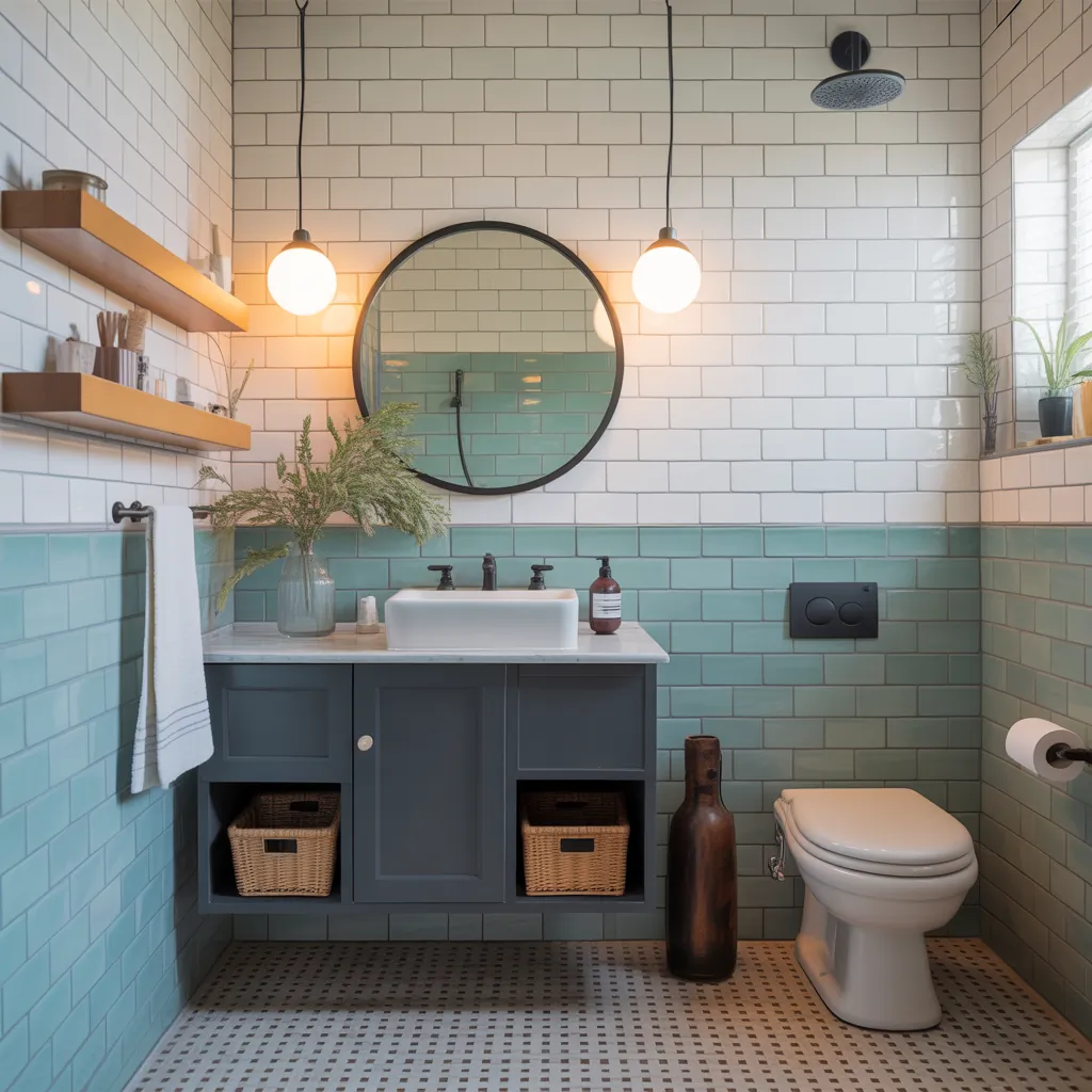 color ideas small bathroom
