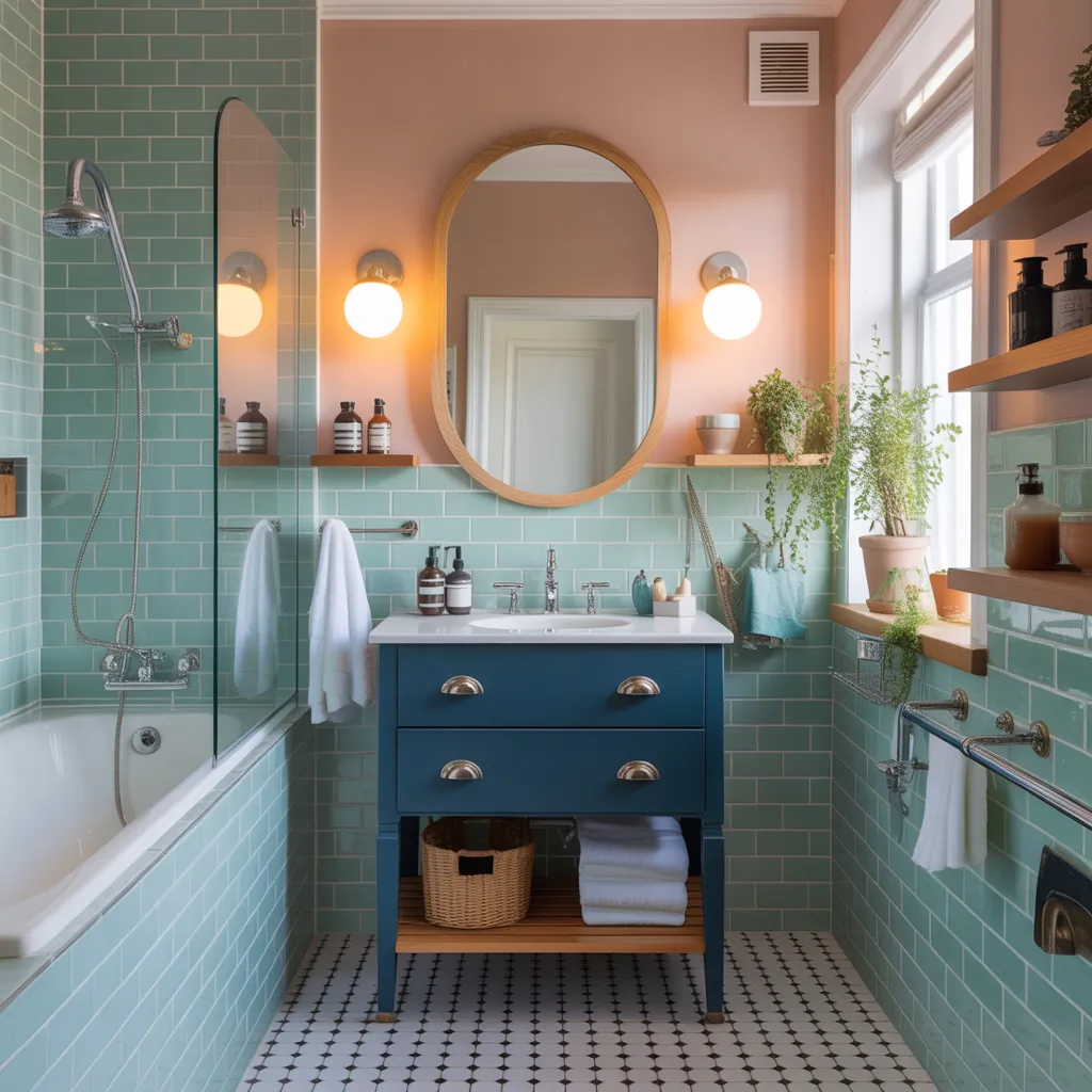 color ideas small bathroom