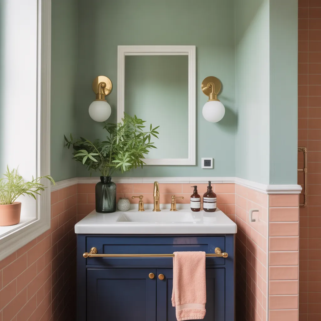 color ideas small bathroom