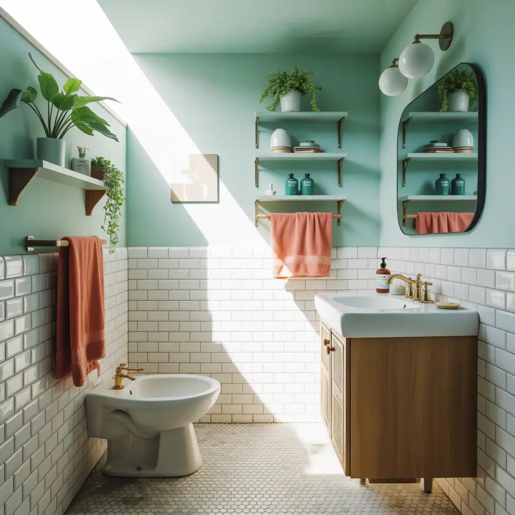 color ideas small bathroom