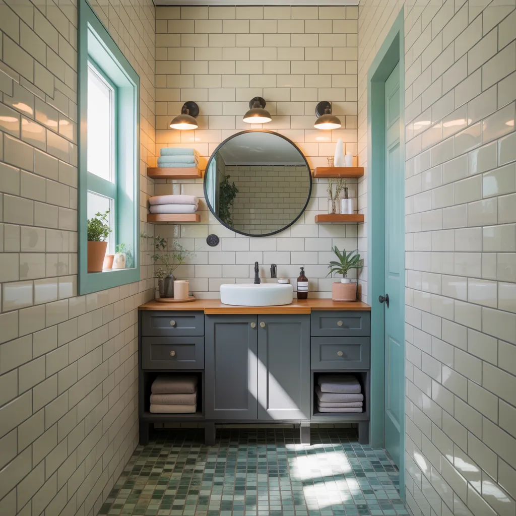 color ideas small bathroom