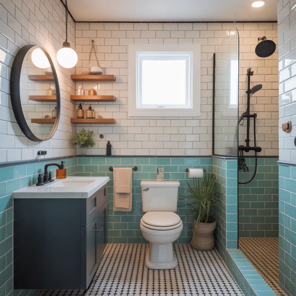 color ideas small bathroom