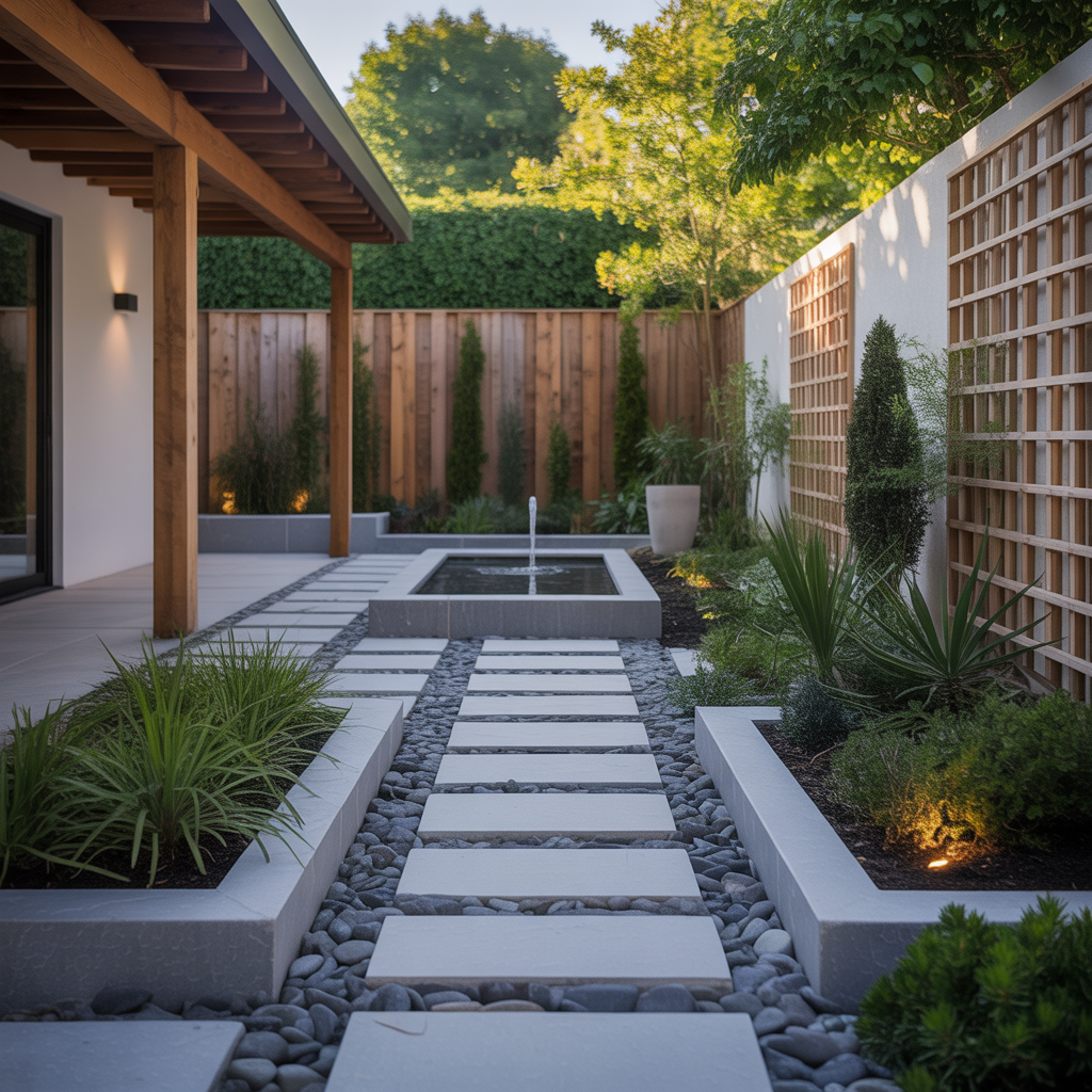 contemporary rock garden visions
