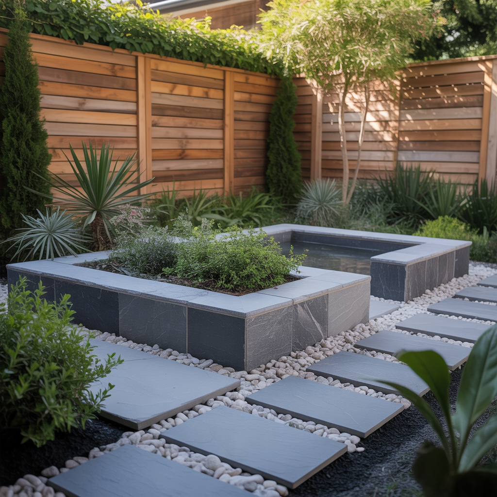 contemporary rock garden visions