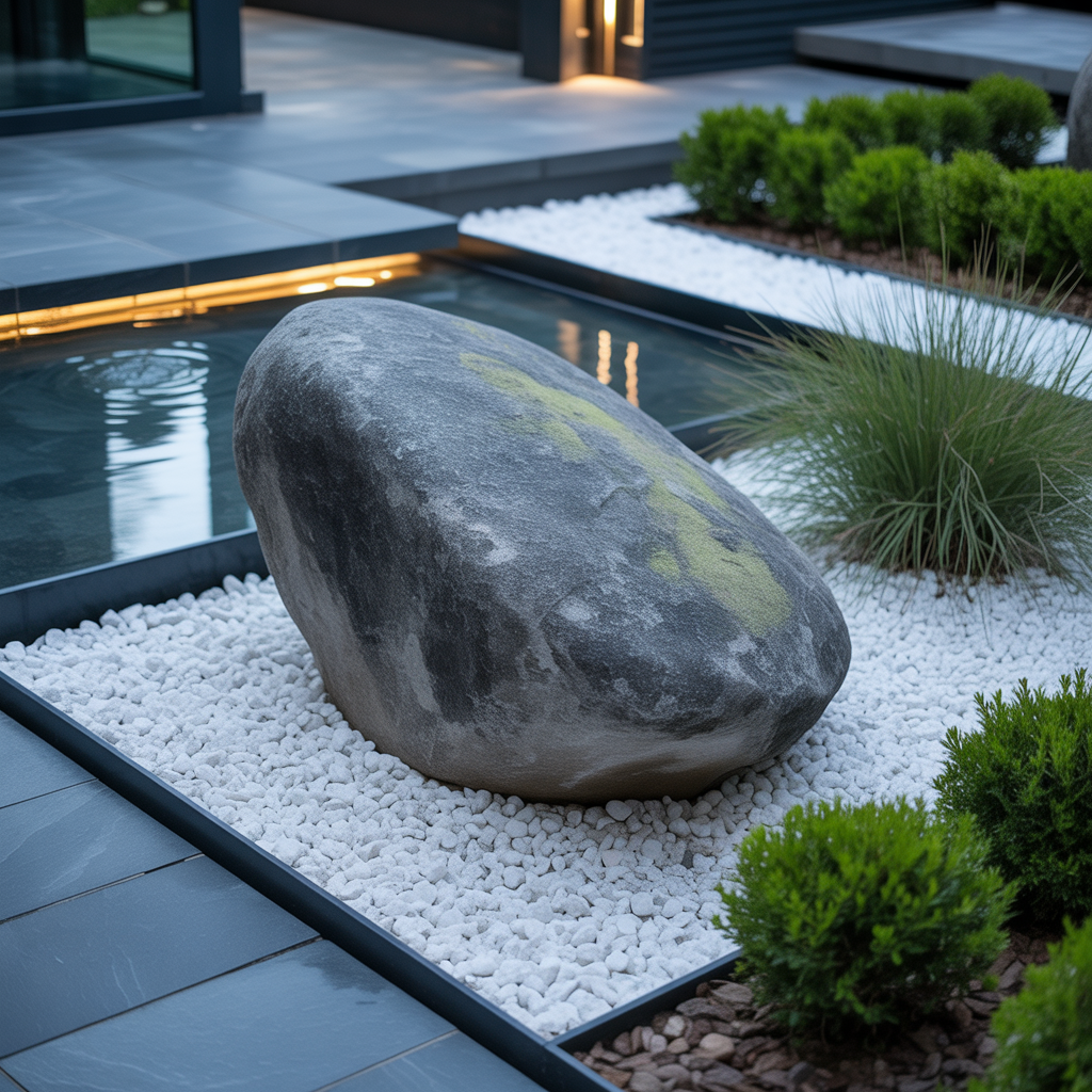 contemporary rock garden visions