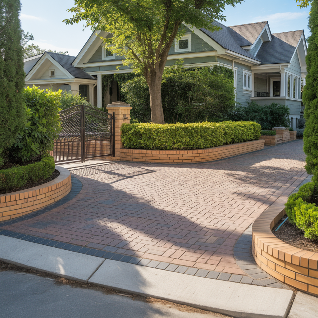 corner lot driveway schemes