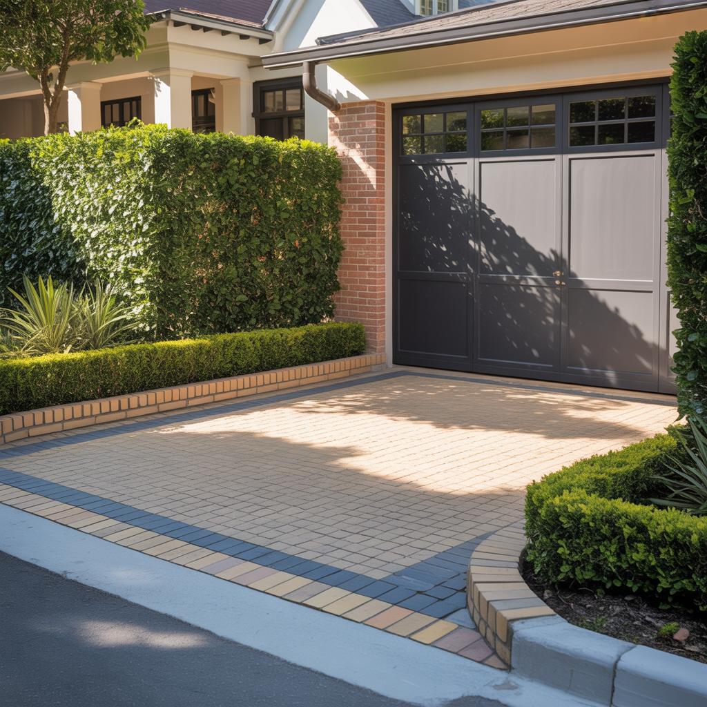 corner lot driveway schemes