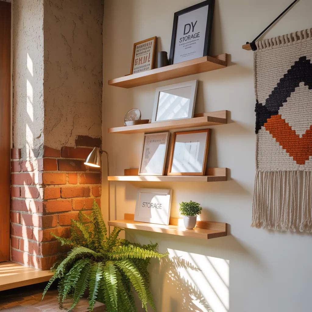 corner wall decor concept