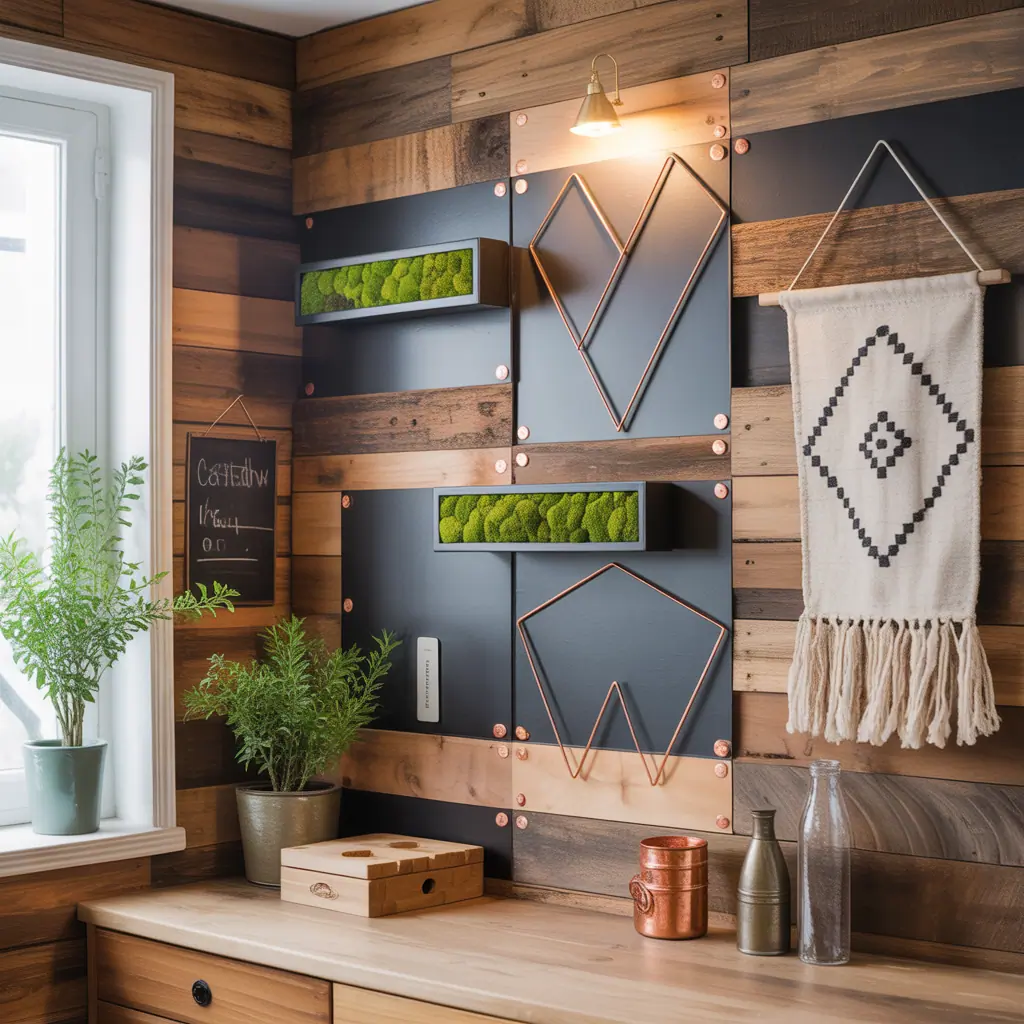 corner wall decor concept