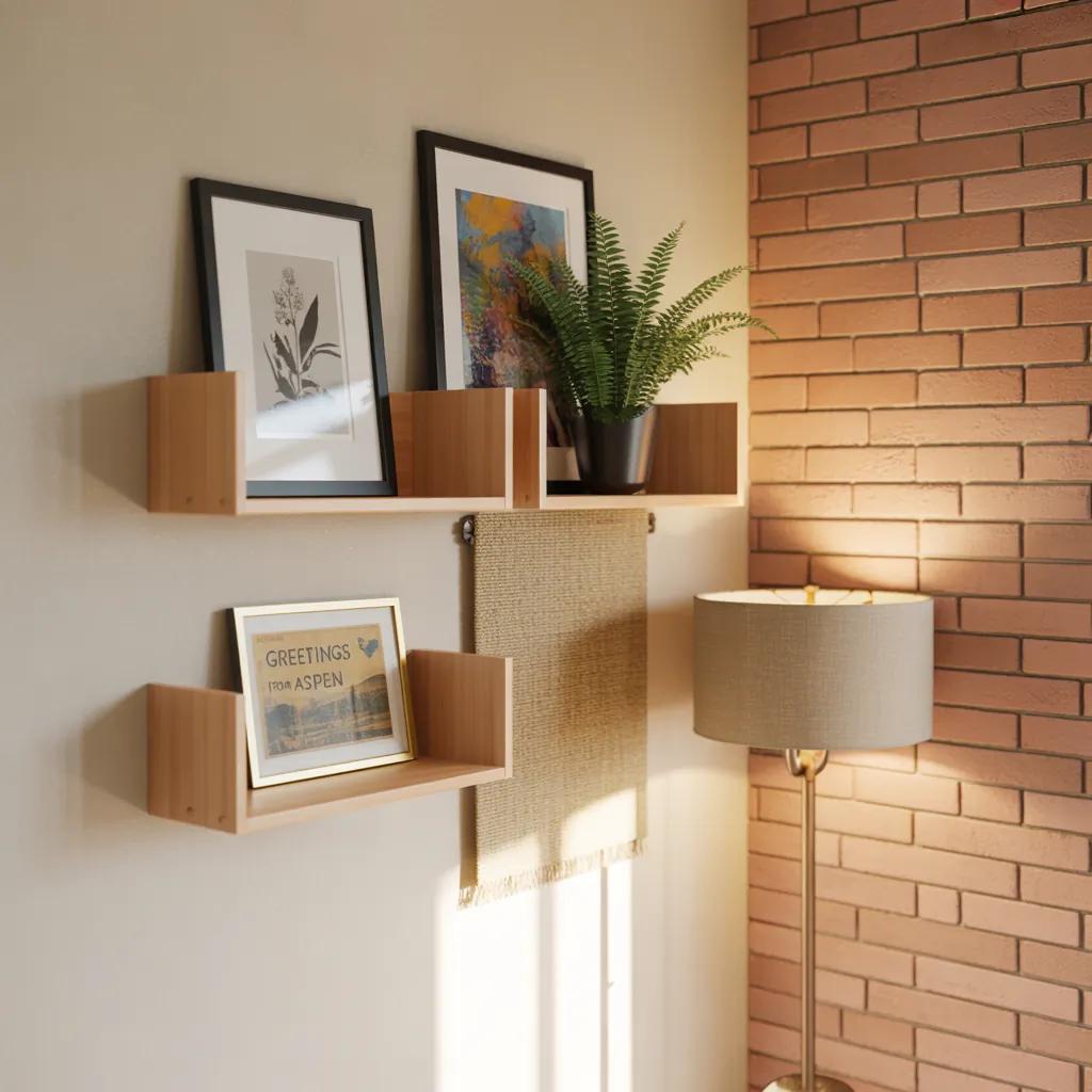 corner wall decor concept