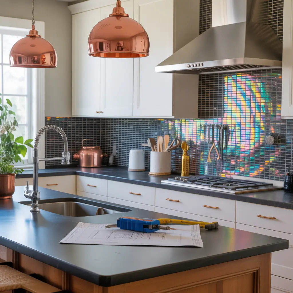 countertop backsplash concept