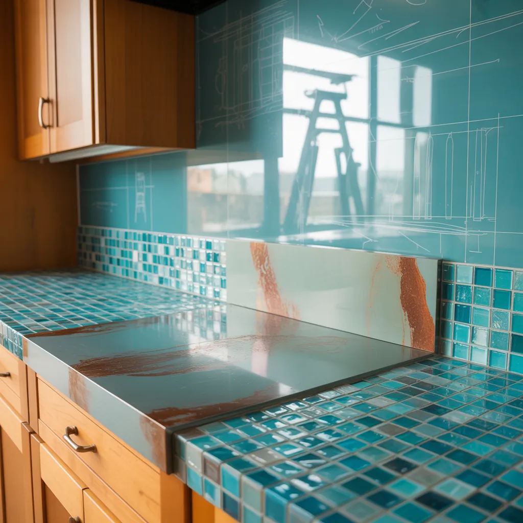 countertop backsplash concept