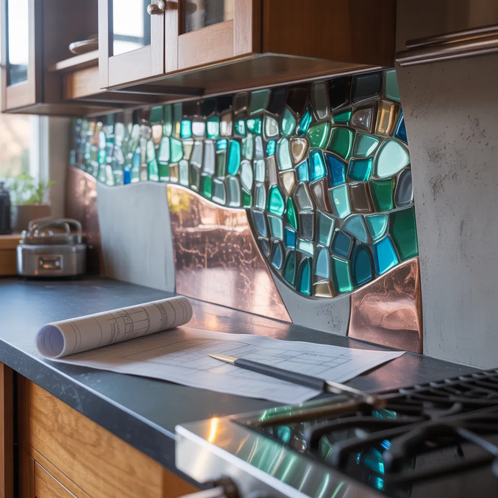 countertop backsplash concept