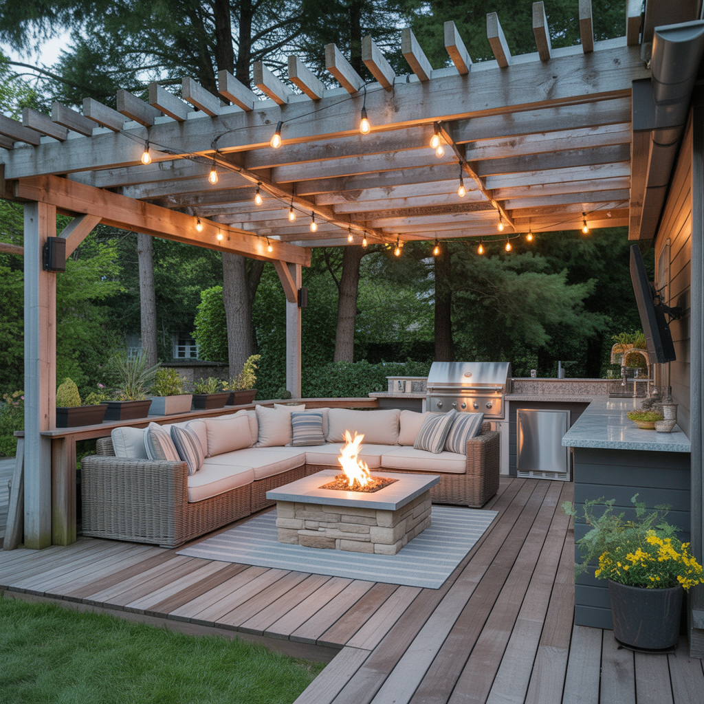 covered attached patio ideas