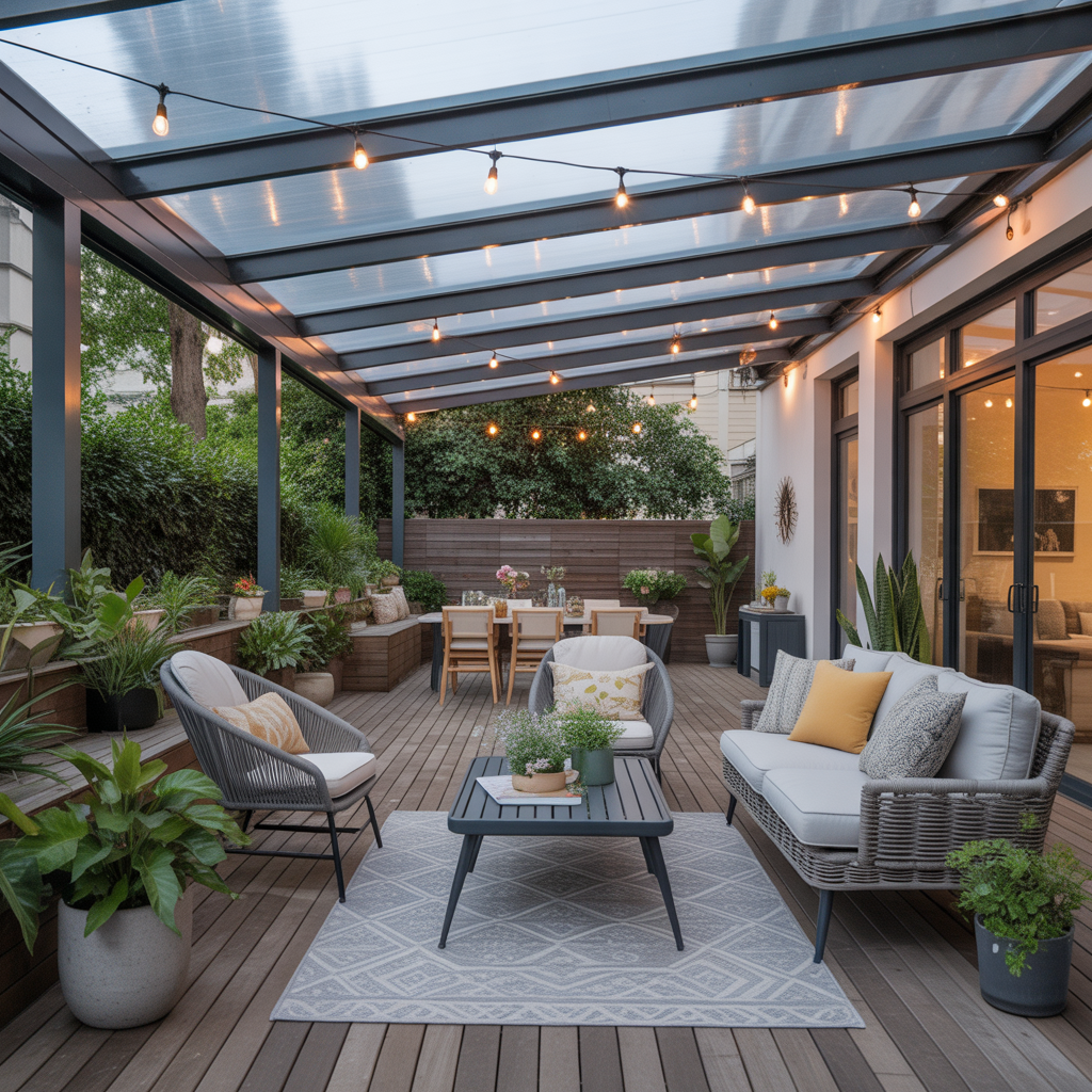 covered attached patio ideas