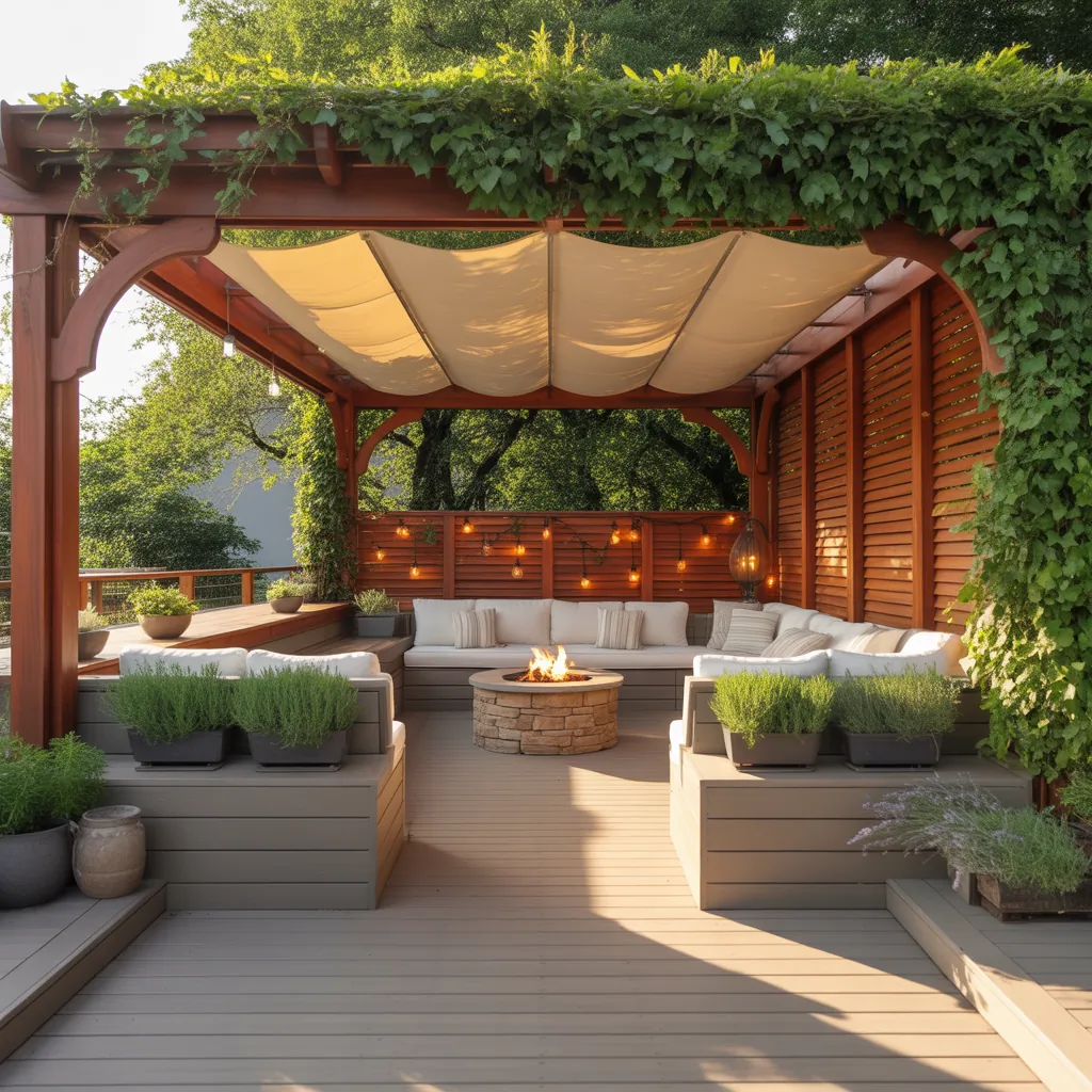 covered decks ideas