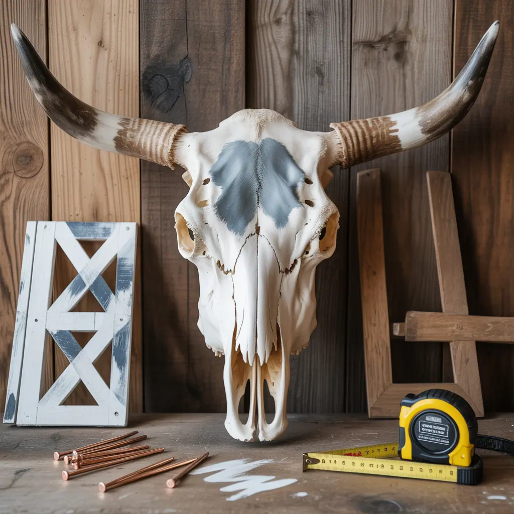 cow skull painting ideas easy to do