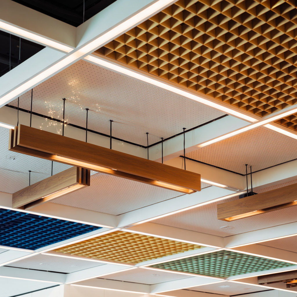 creative drop ceiling ideas