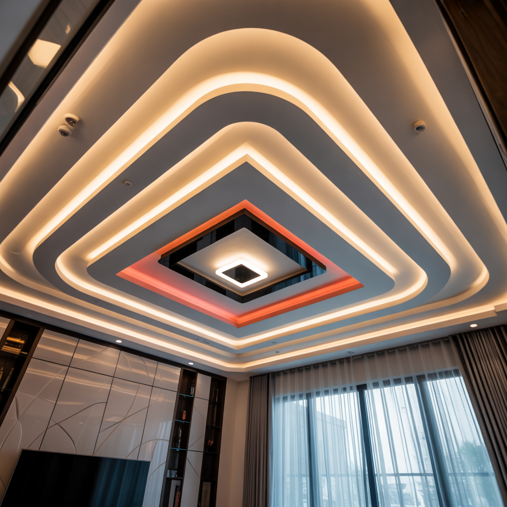 creative drop ceiling ideas