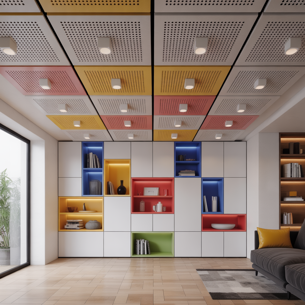 creative drop ceiling ideas