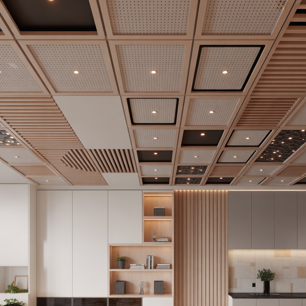 creative drop ceiling ideas