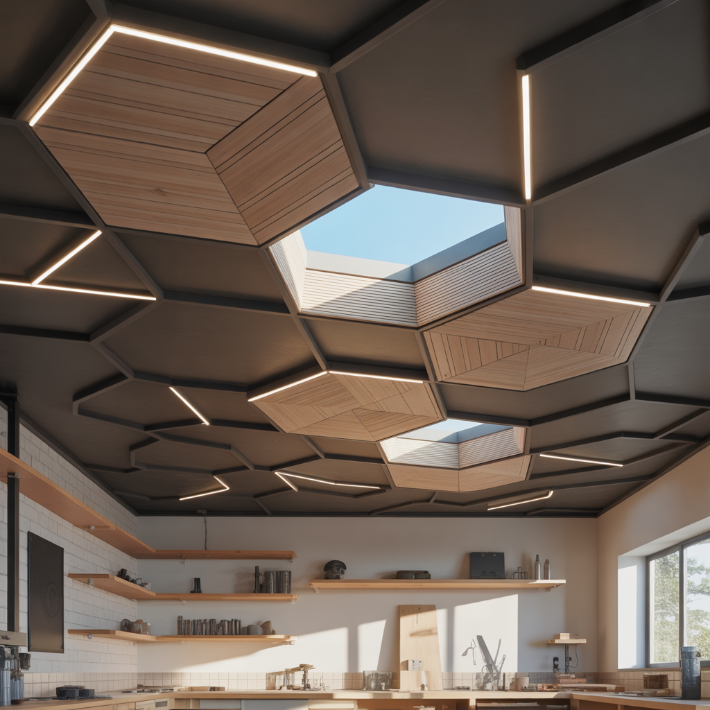 creative drop ceiling ideas
