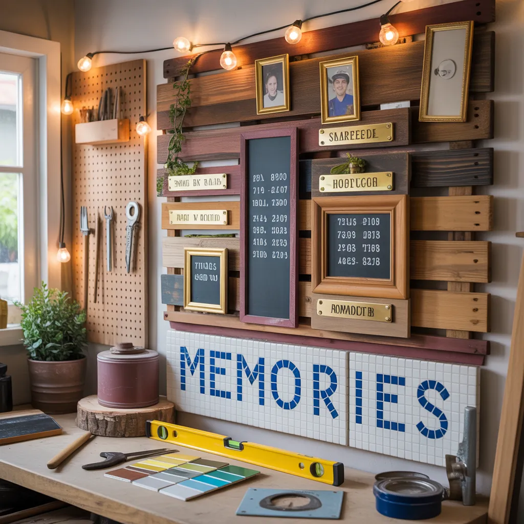creative memorial wall