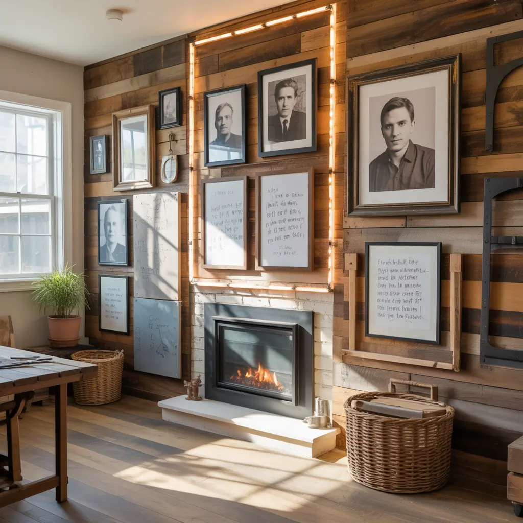 creative memorial wall