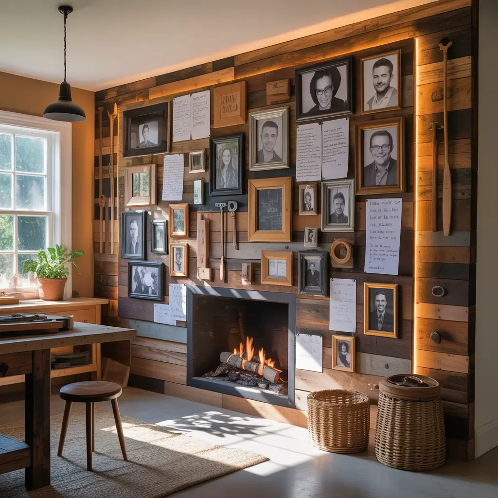 creative memorial wall