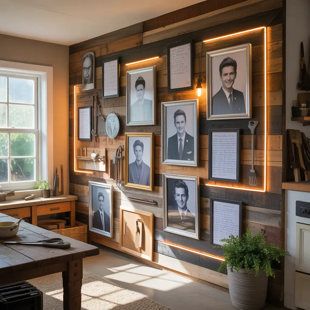 creative memorial wall