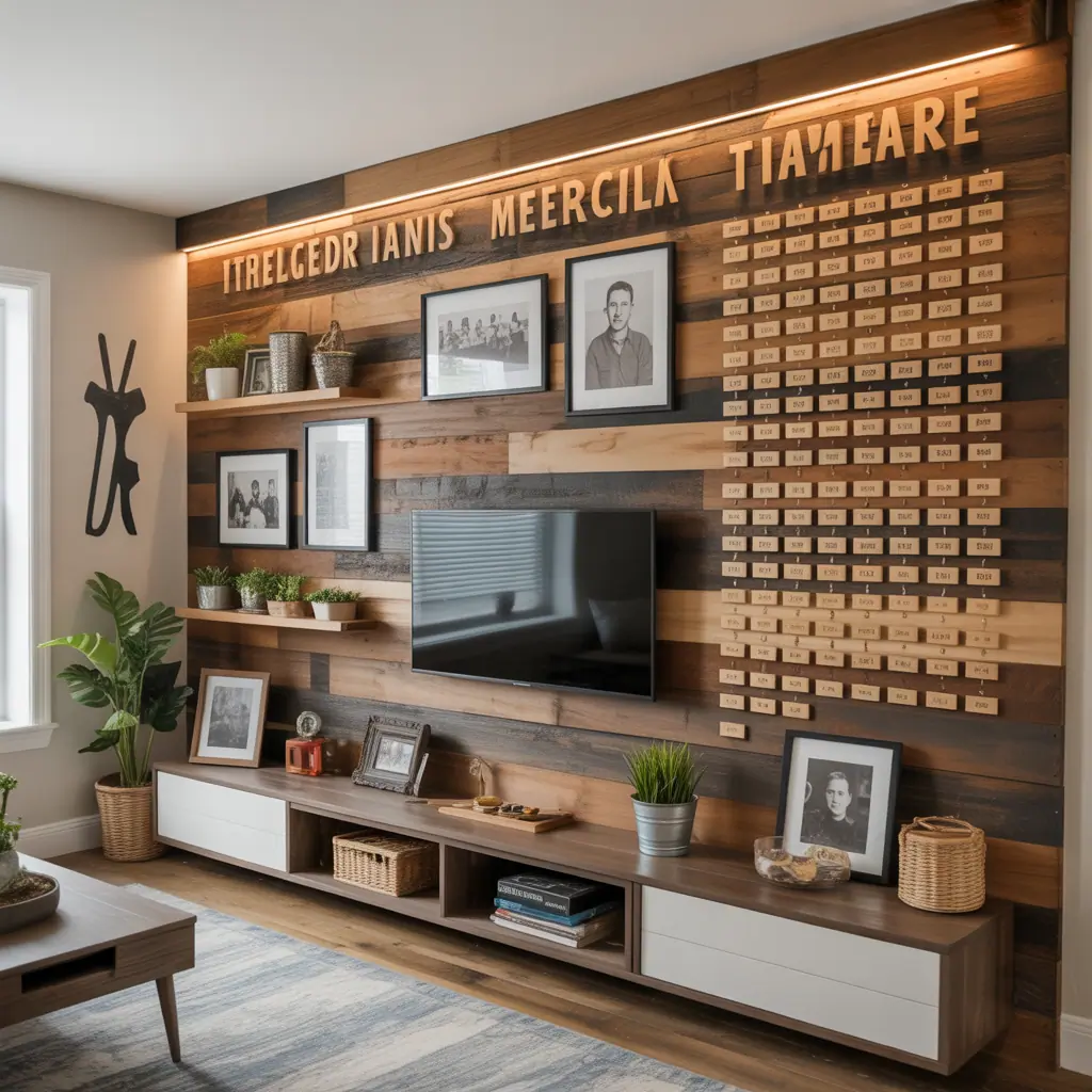 creative memorial wall