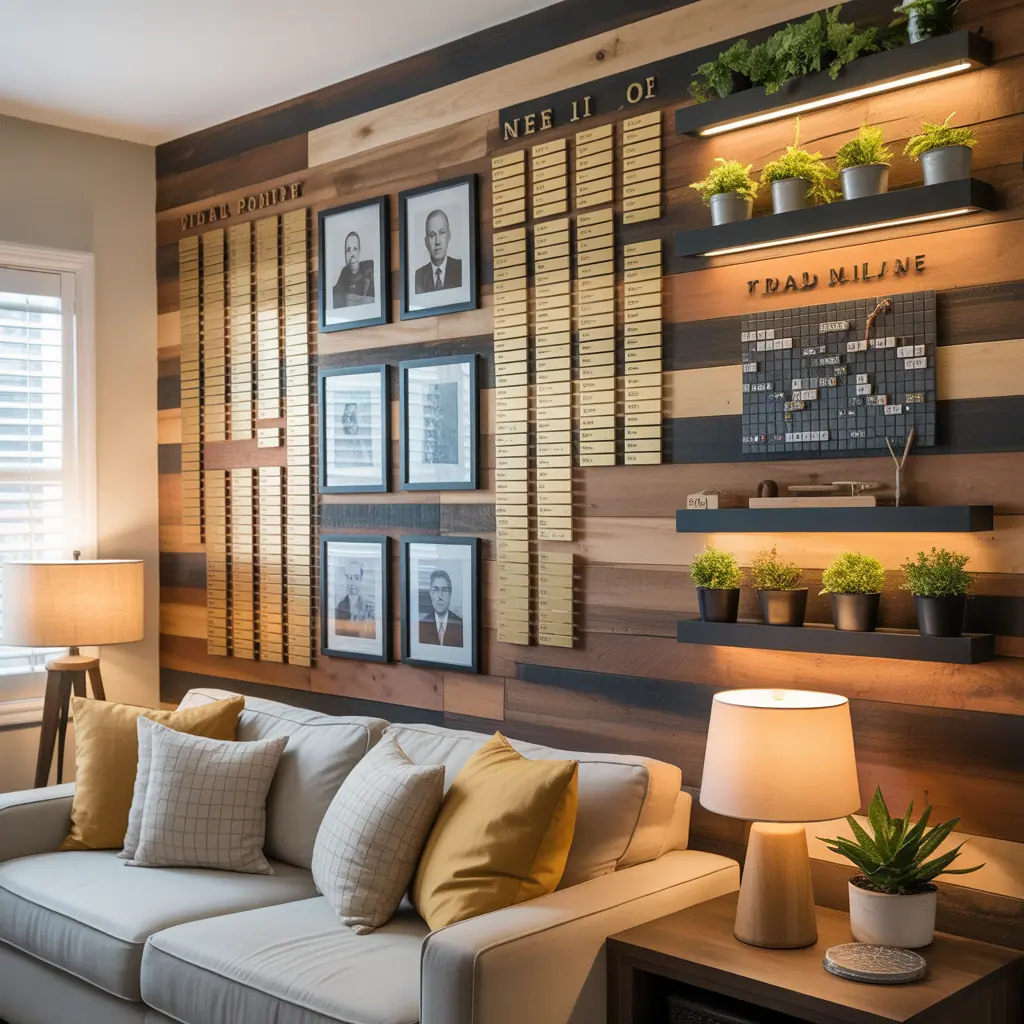 creative memorial wall