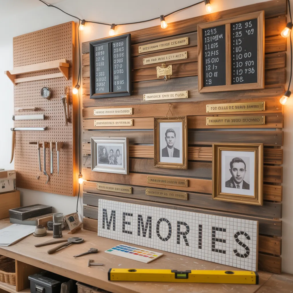 creative memorial wall