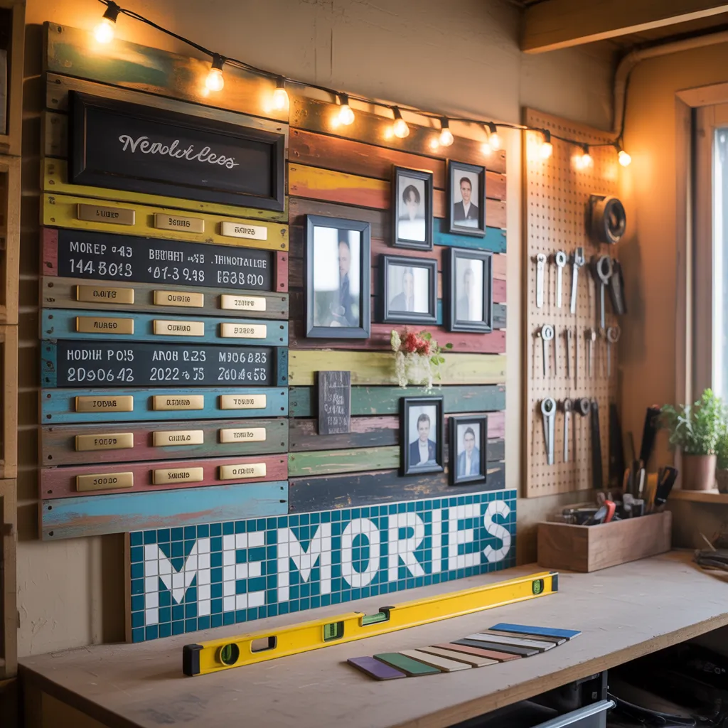 creative memorial wall