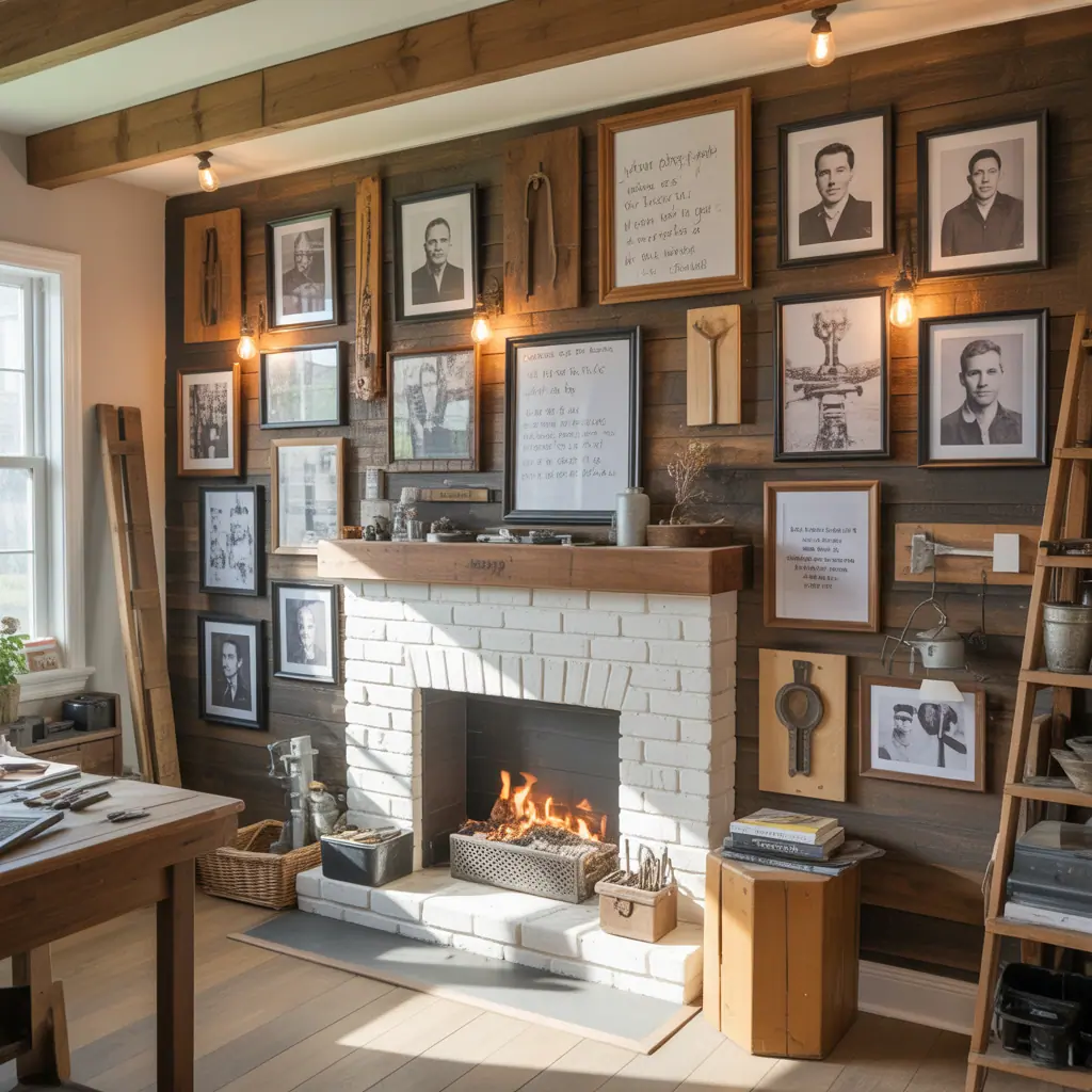 creative memorial wall