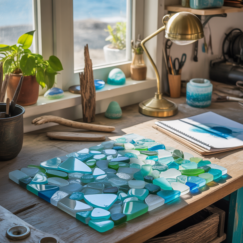 creative sea glass ideas