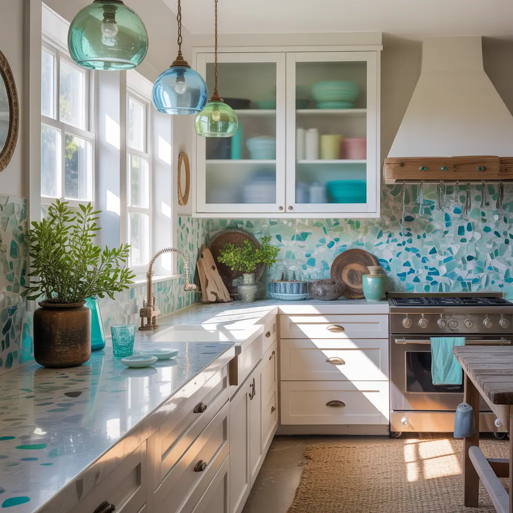 creative sea glass ideas