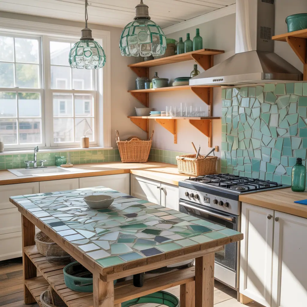 creative sea glass ideas