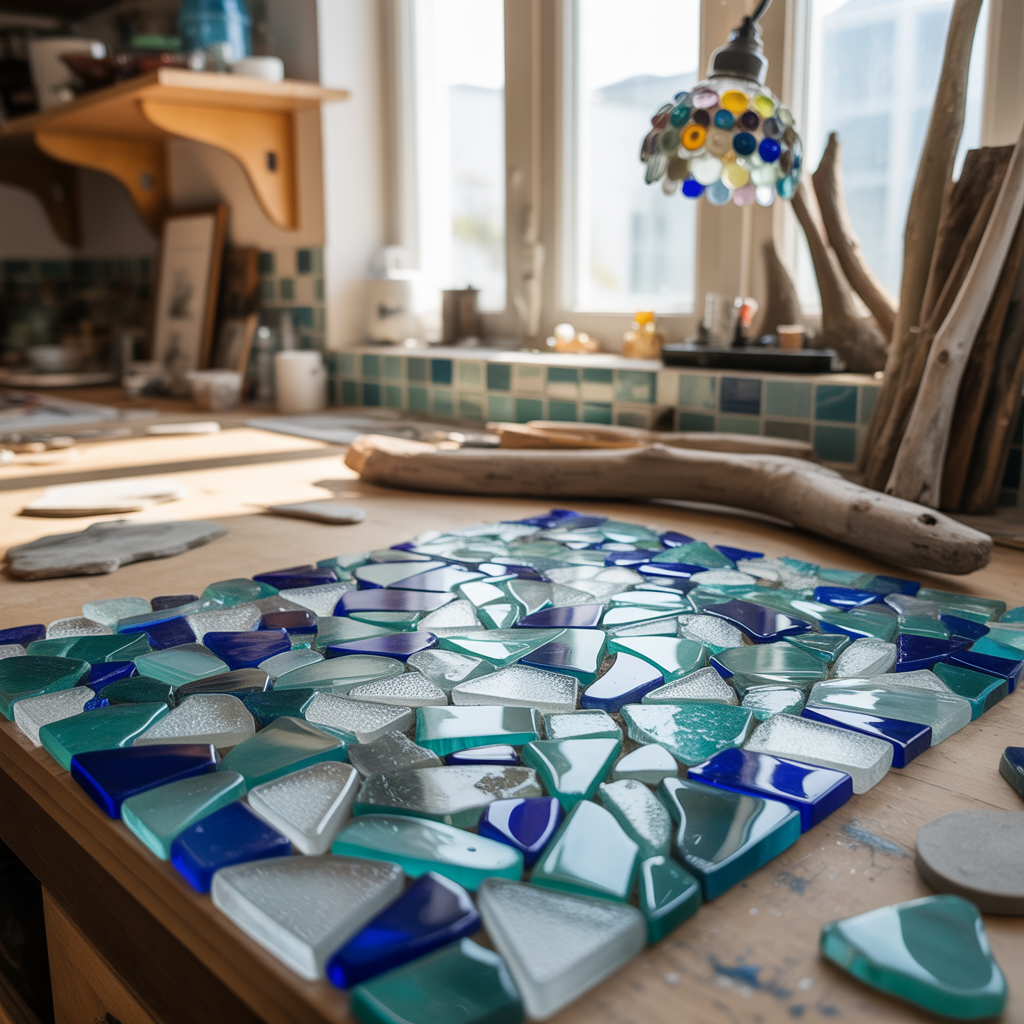 creative sea glass ideas
