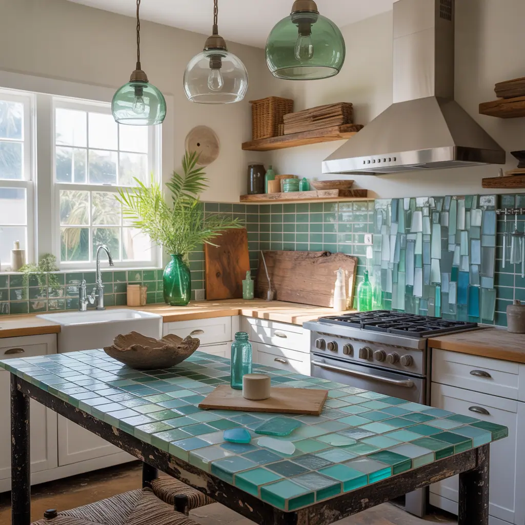 creative sea glass ideas