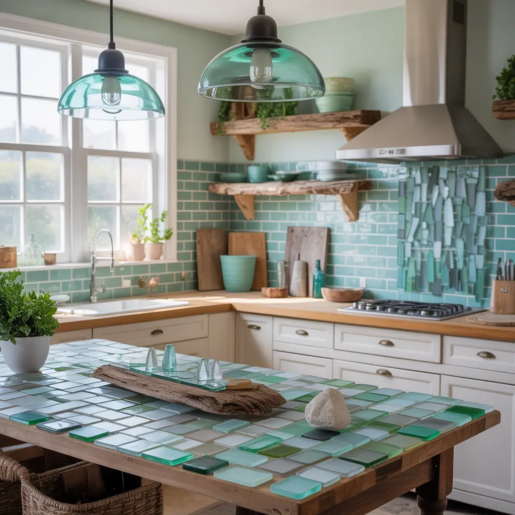 creative sea glass ideas