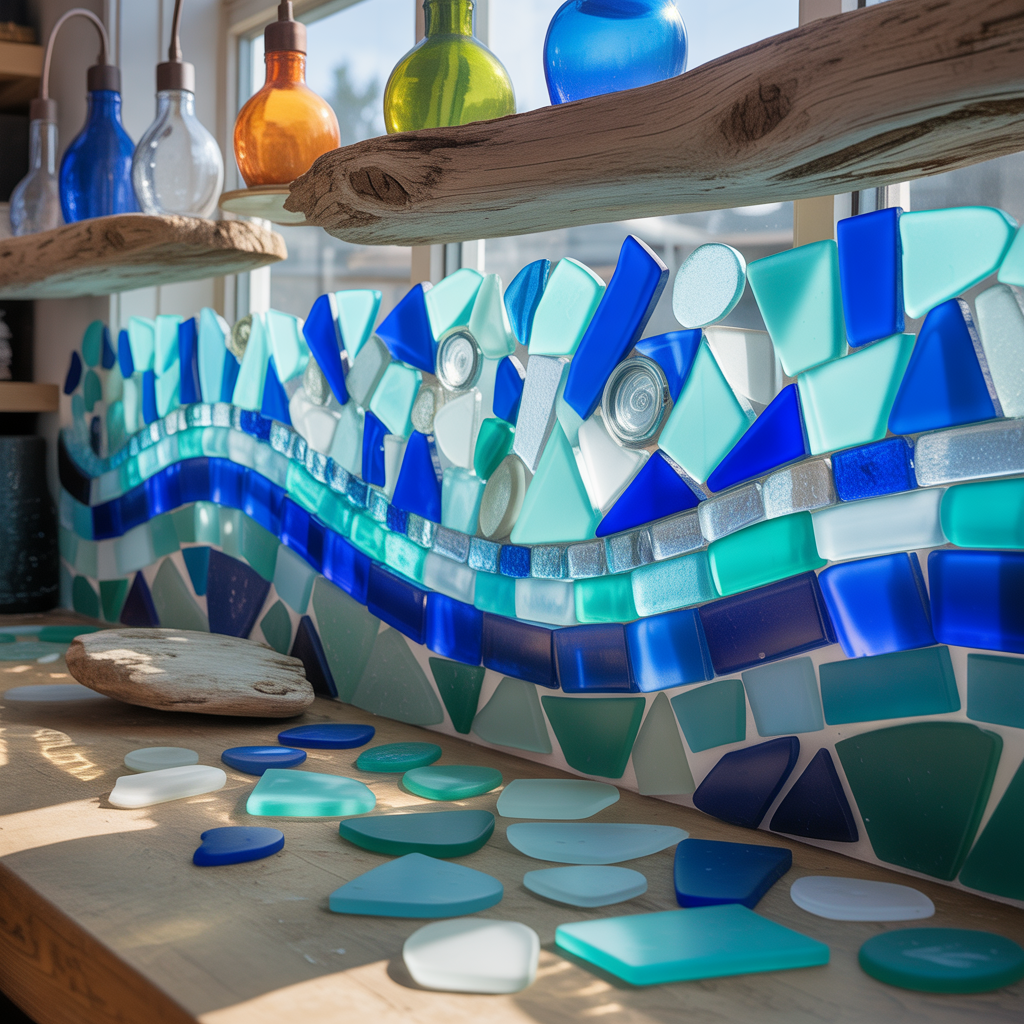 creative sea glass ideas
