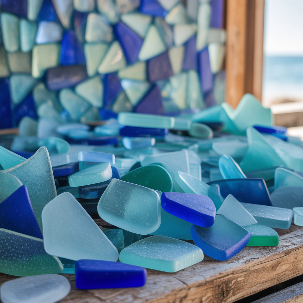 creative sea glass ideas