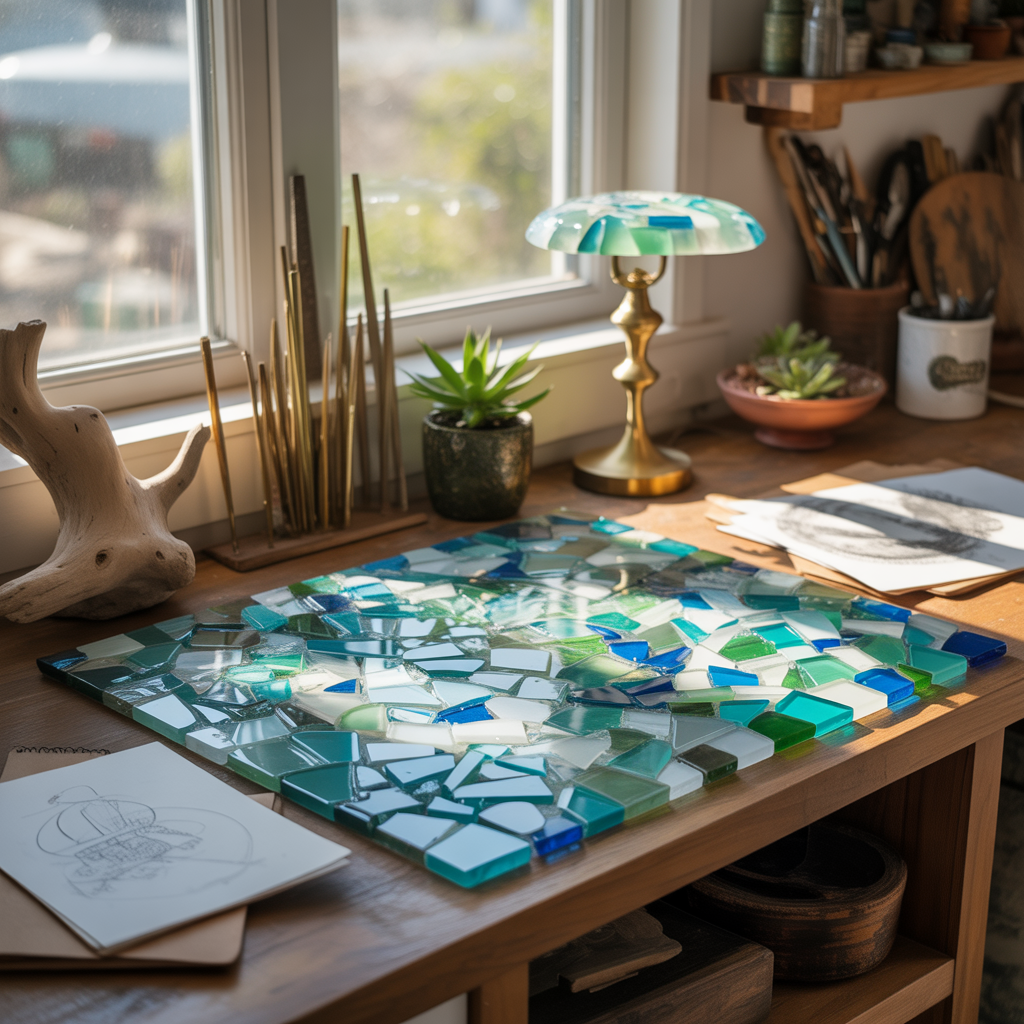 creative sea glass ideas