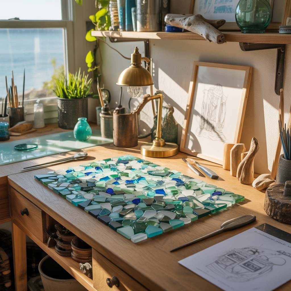 creative sea glass ideas