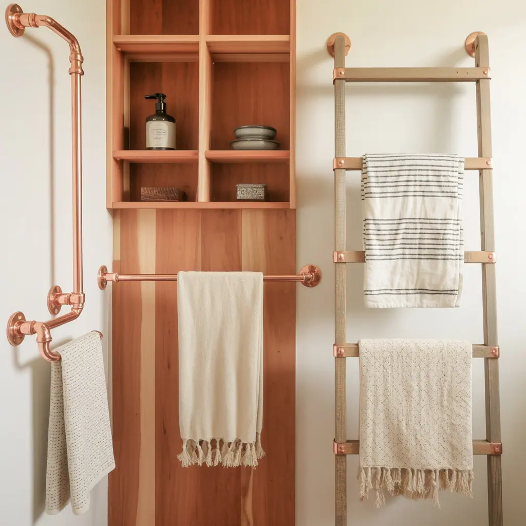 creative towel storage