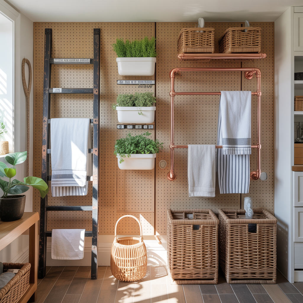 creative towel storage