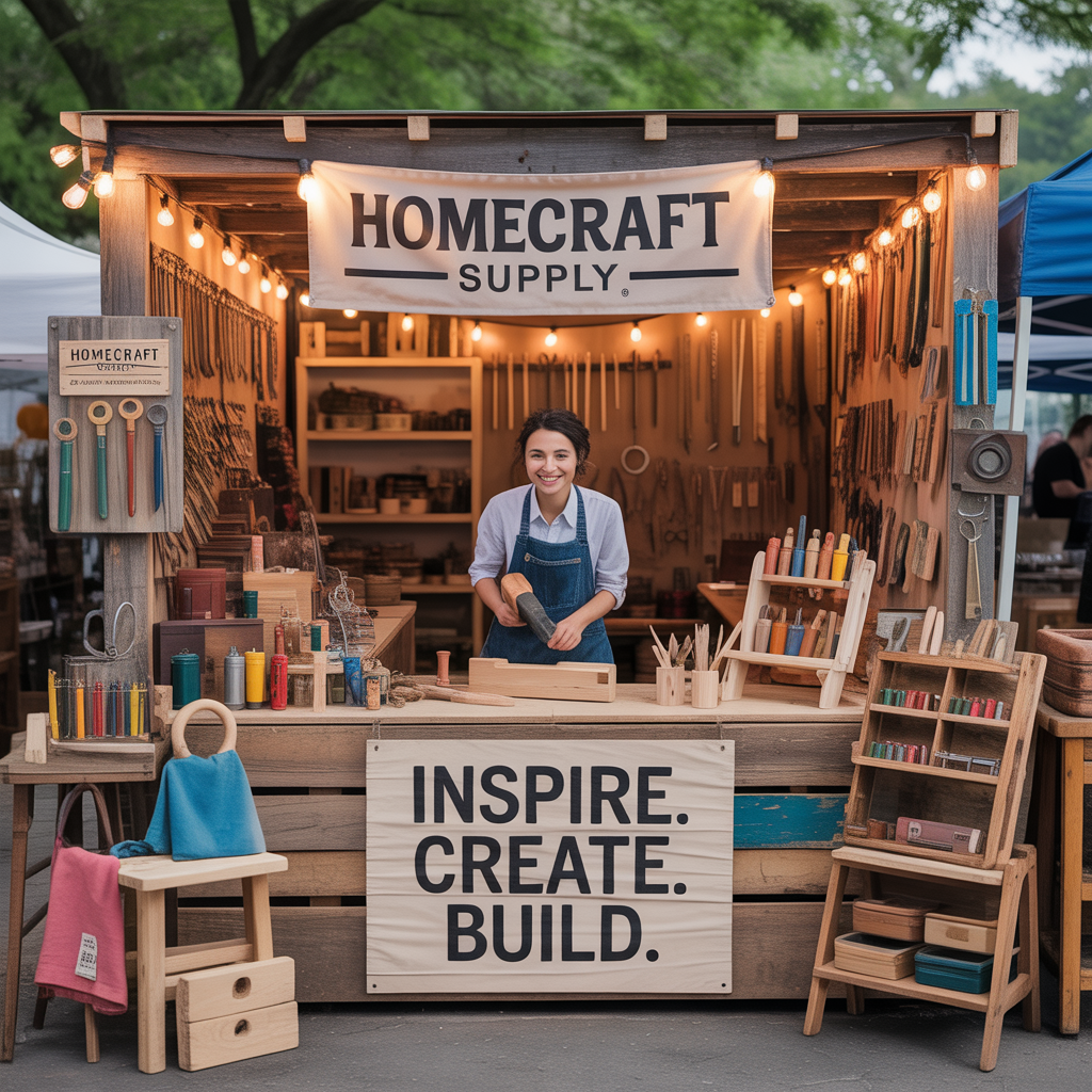 creative vendor booth display