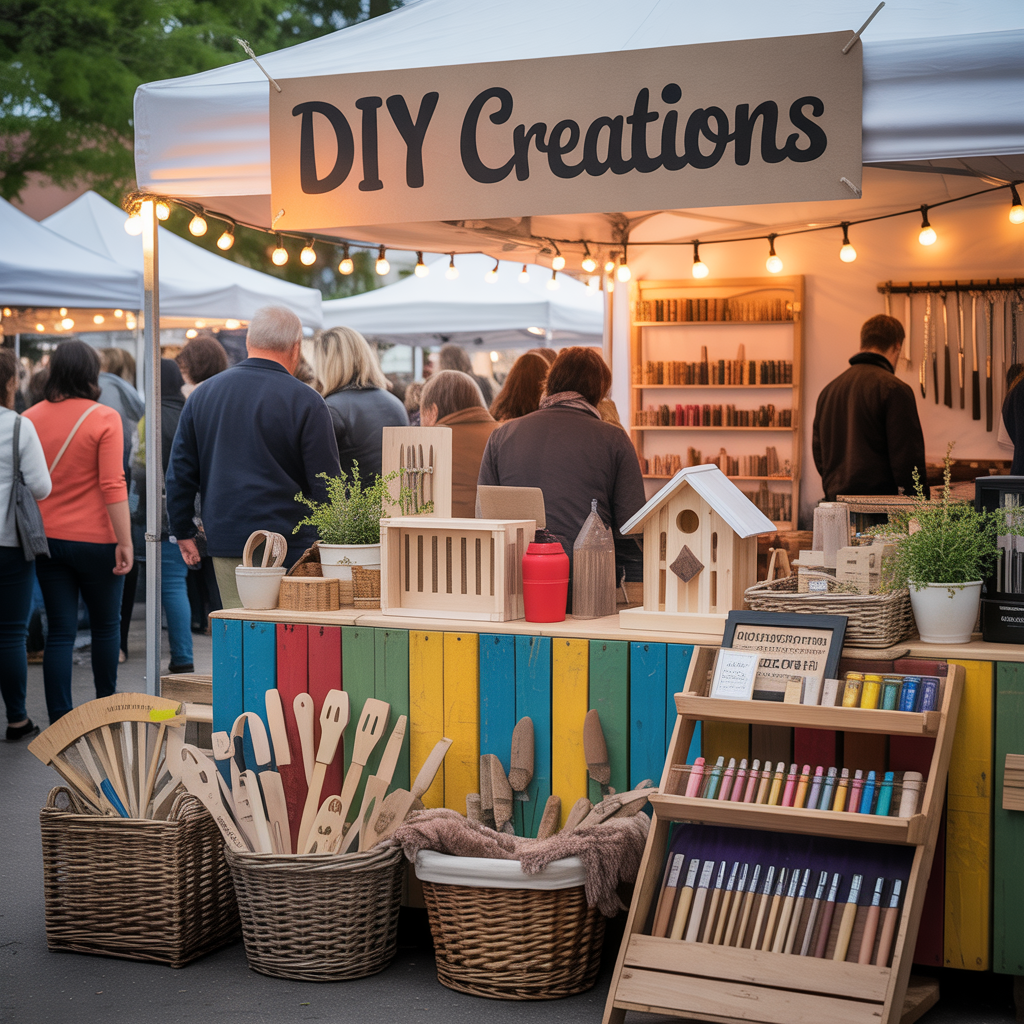 creative vendor booth display